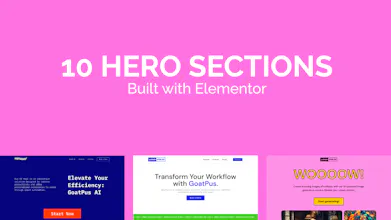 GoatPus - AI & SaaS Hero Templates gallery image