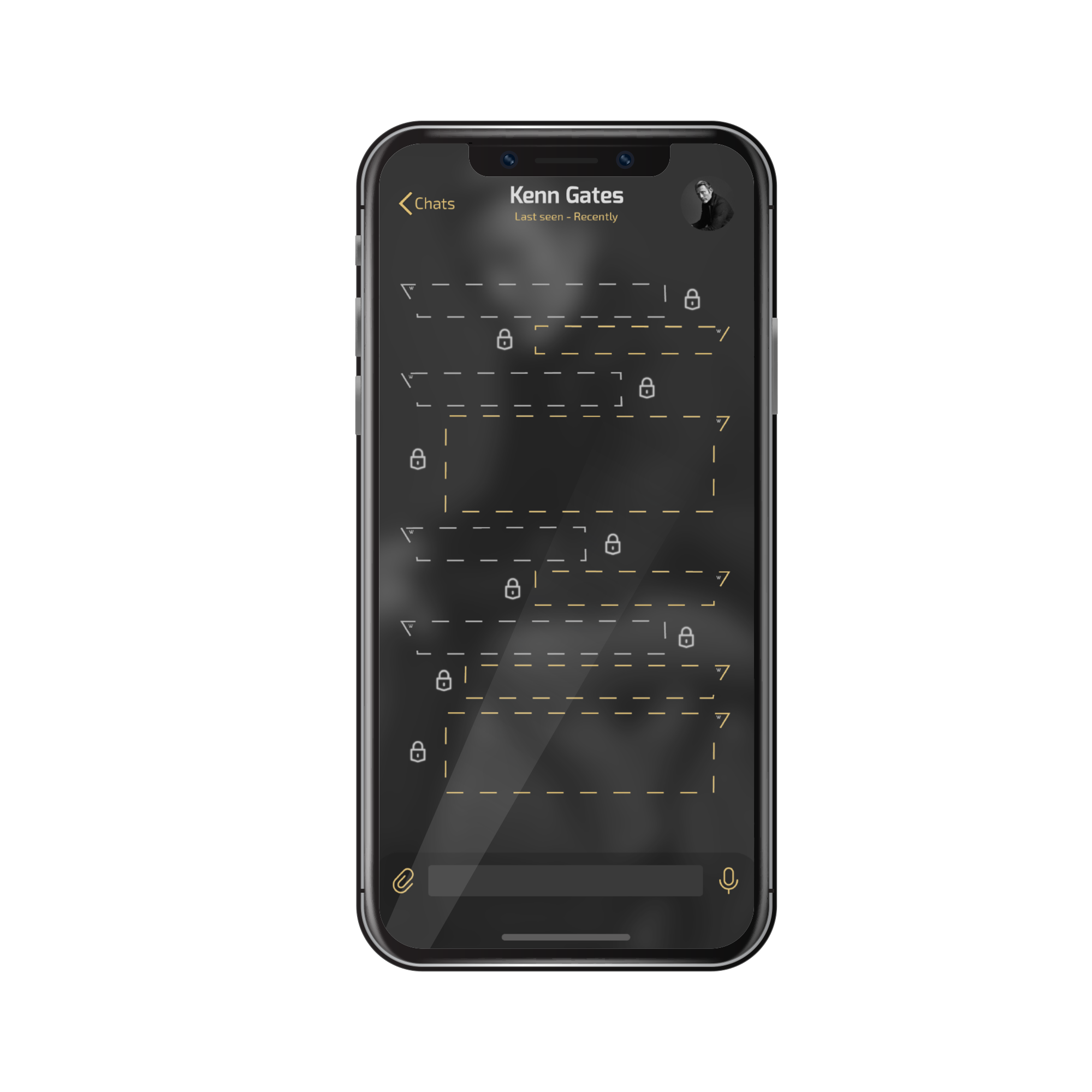 Invisible-Ink Private Messaging iOS App gallery image