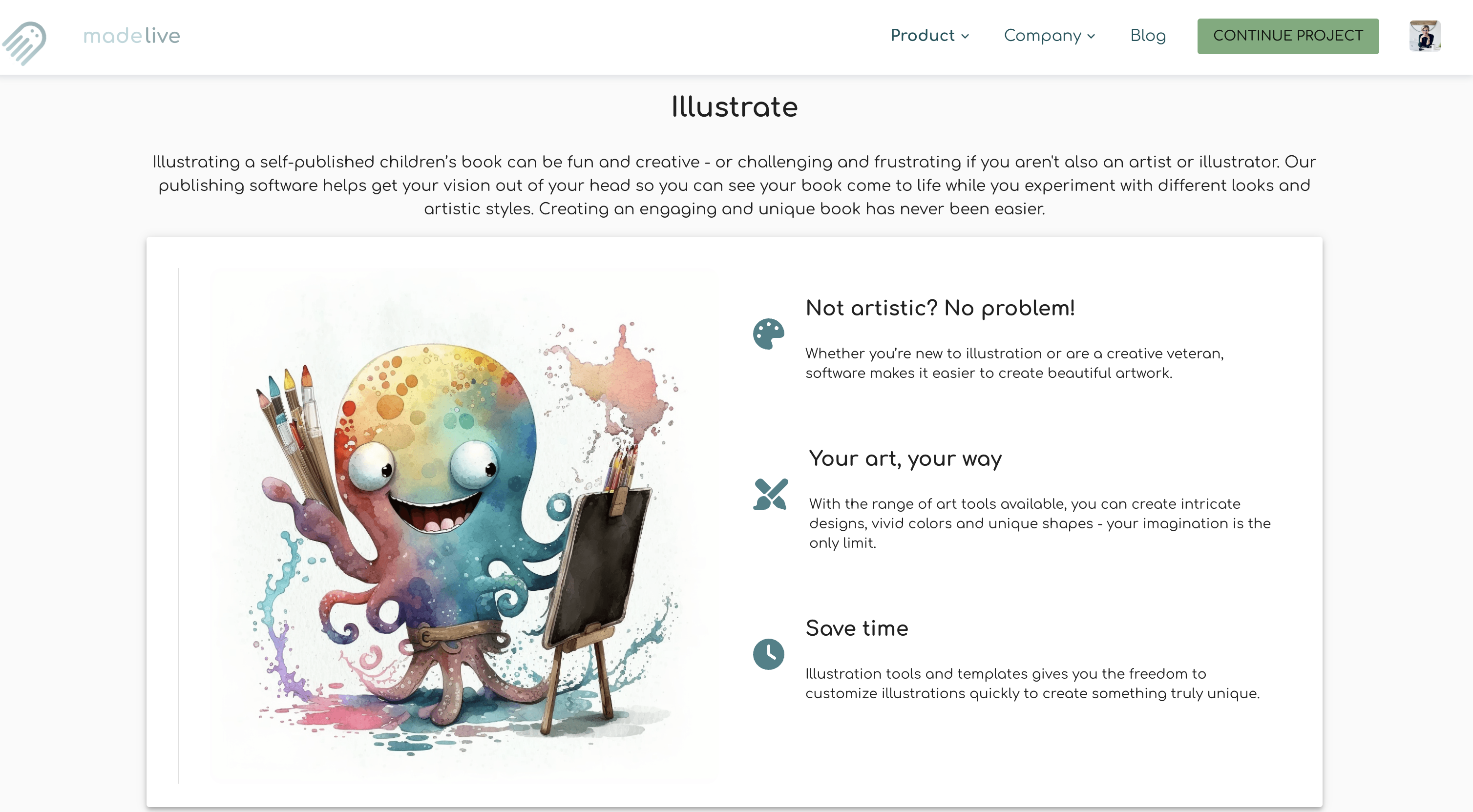 Hecho en vivo - Software de publicación de libros ilustrados de extremo a extremo de AI media 5