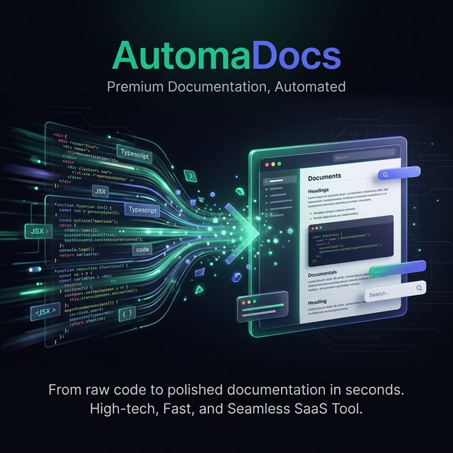 AutomaDocs - Main product screenshot demonstrating key features and user interface