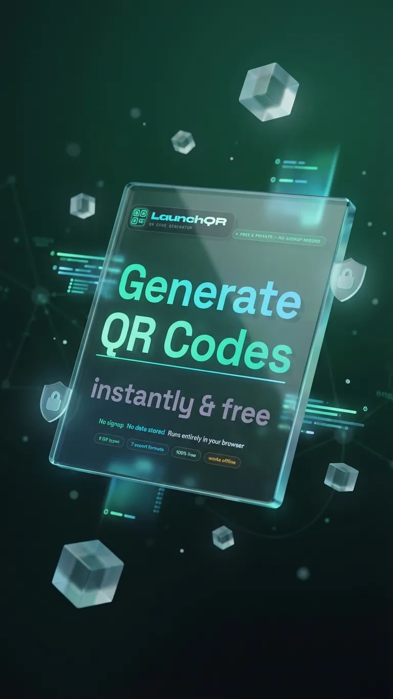 Launch QR 제품 배너
