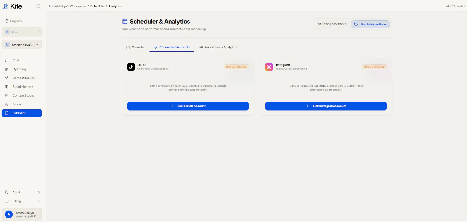 Kite AI Content OS screenshot 6