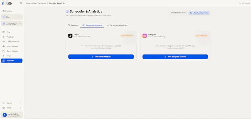 Kite AI Content OS screenshot 6