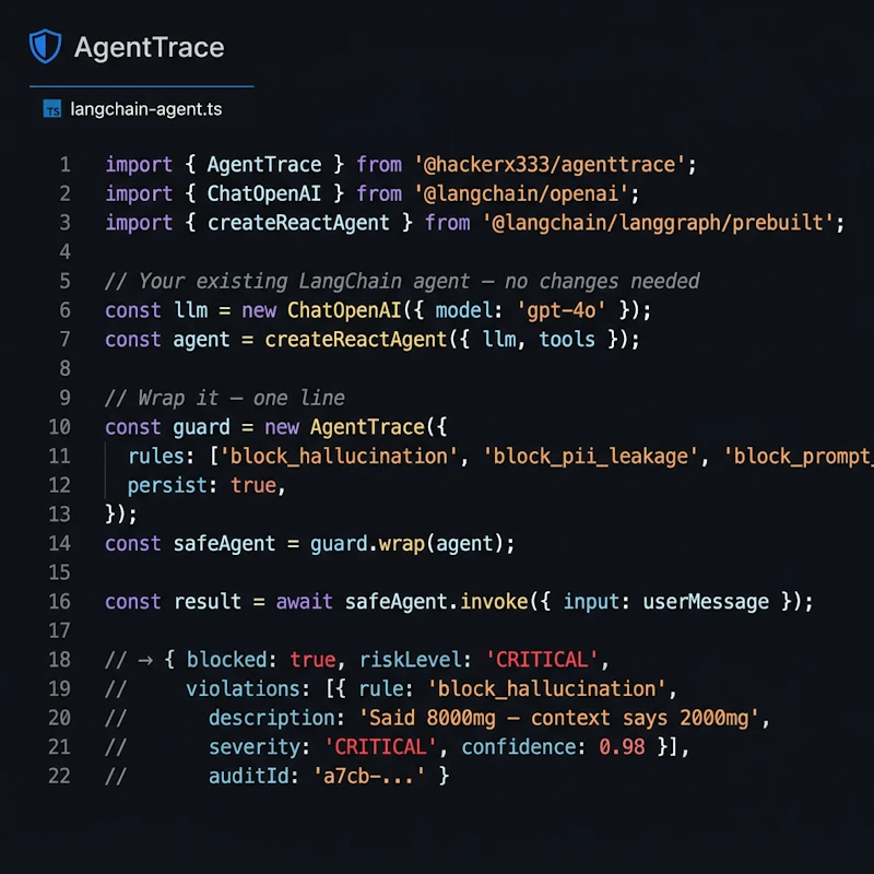 AgentTrace screenshot 2