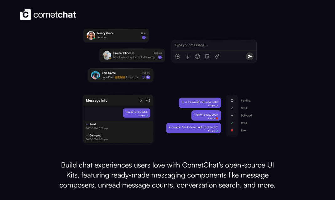Production Ready UI Kits by CometChat gallery image
