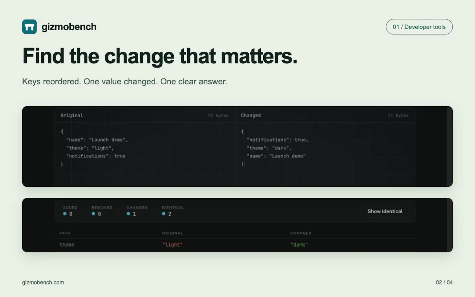 GizmoBench screenshot 2
