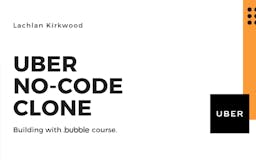 Building An Uber Clone With Bubble 🛠 media 2