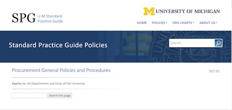 Standard Practice Guide Policies gallery image