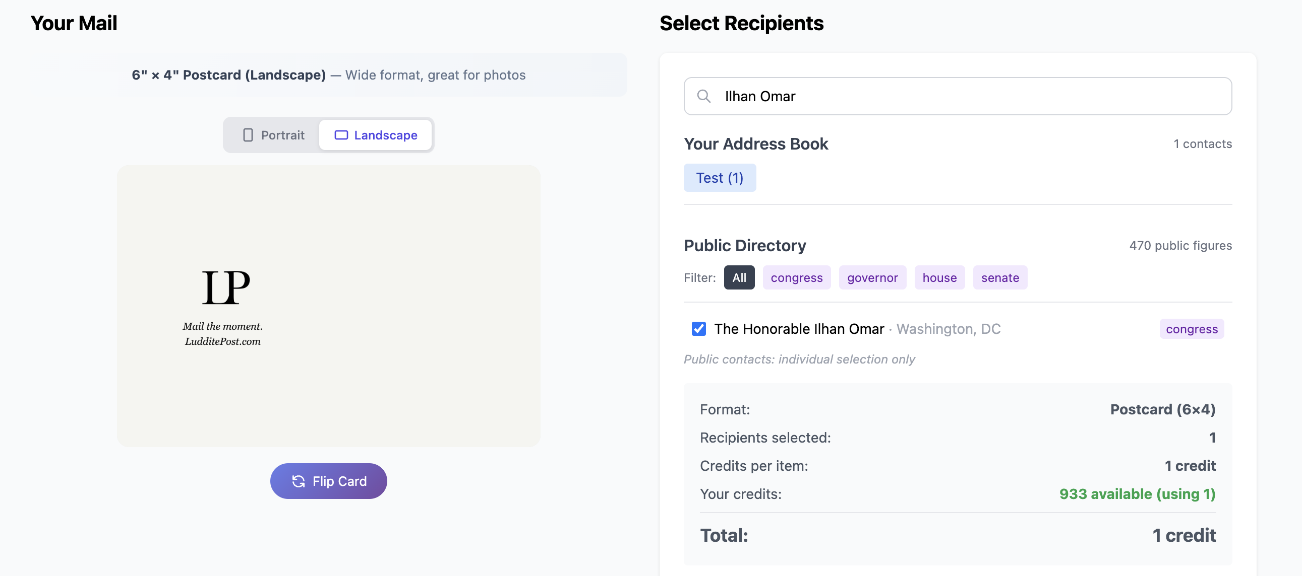 Luddite Post - Screenshot 3 showing product features and functionality