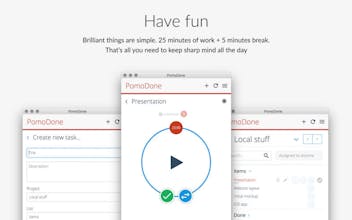 PomoDoneApp for Mac, Windows, Linux & Android gallery image