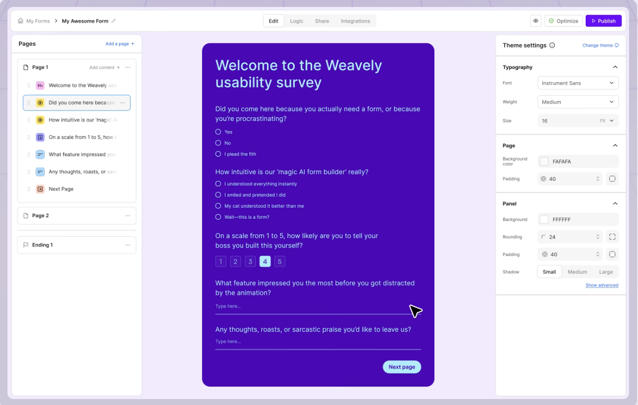 Weavely gallery image