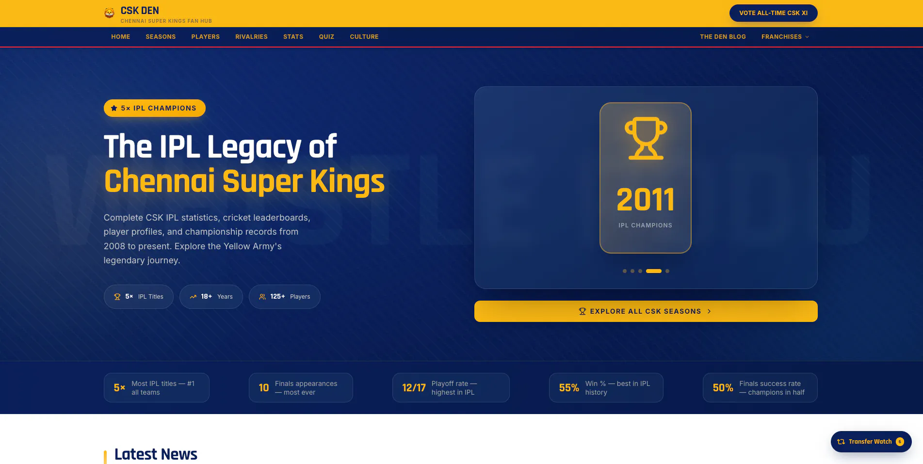 CSK Den gallery image