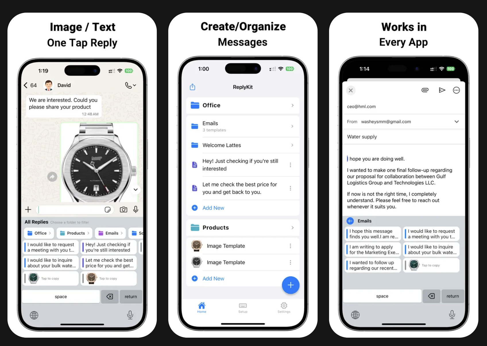 ReplyKit - Template Keyboard gallery image