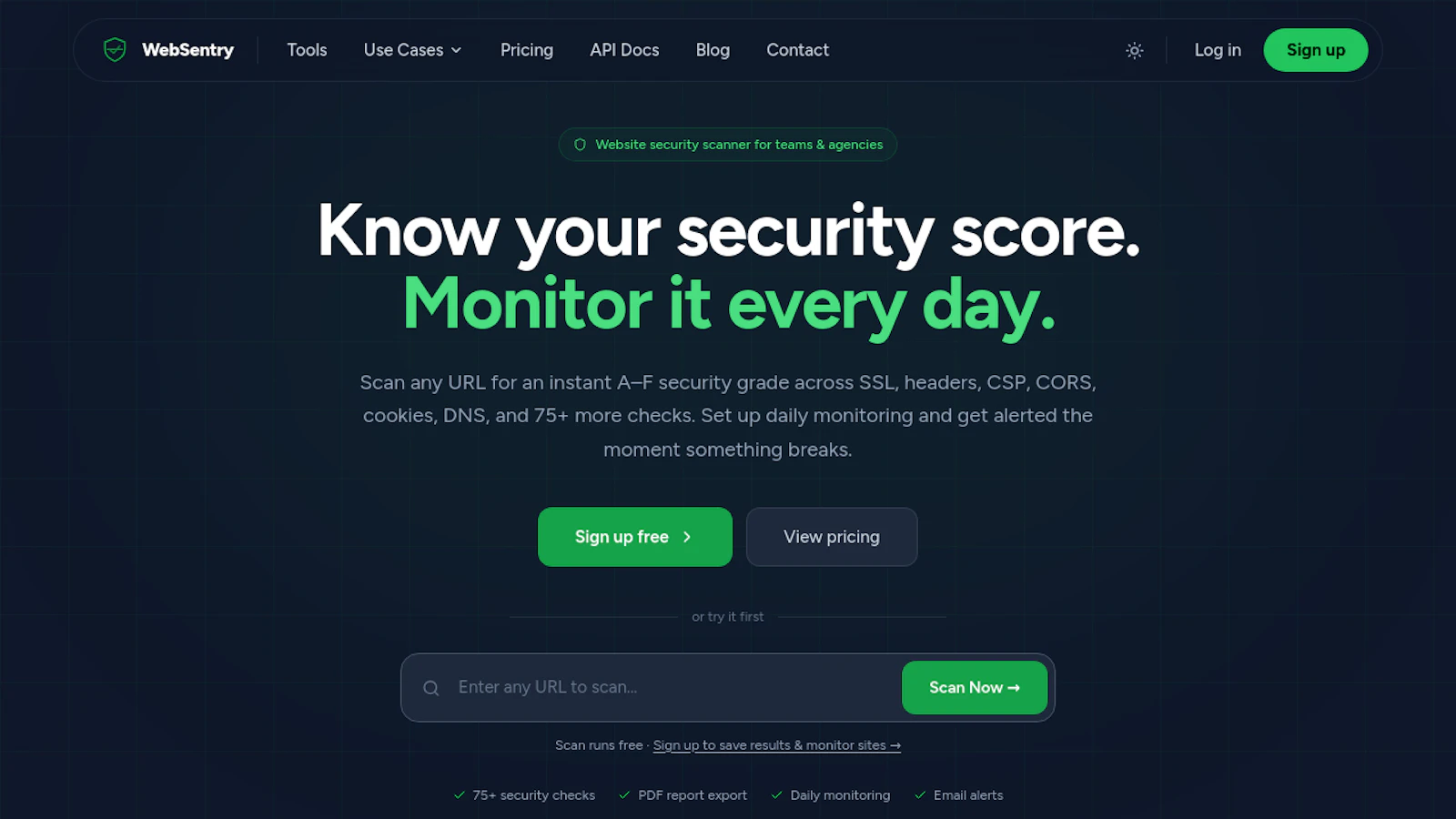 WebSentry screenshot 1