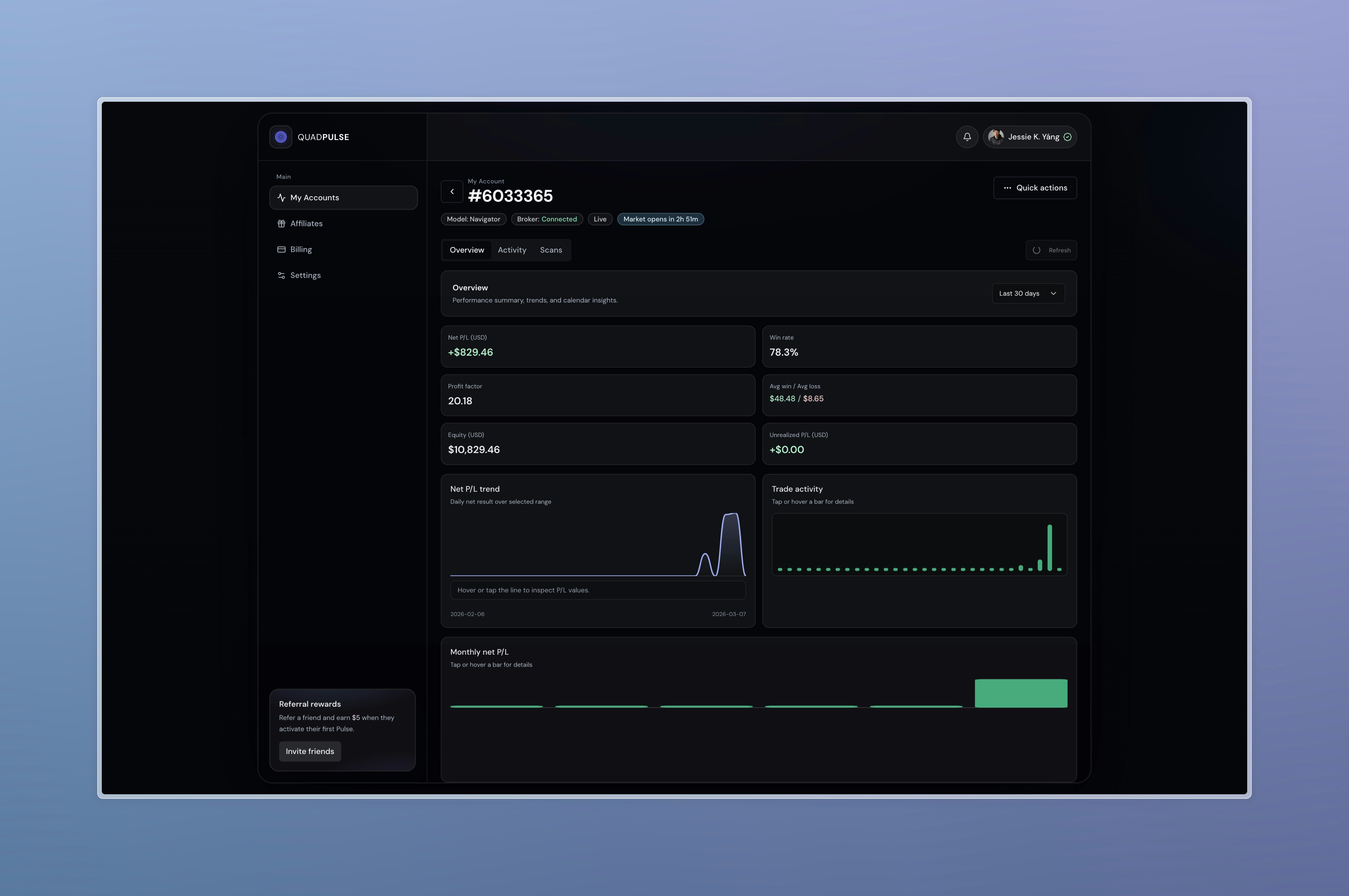 QuadPulse - Screenshot 4 showing product features and functionality