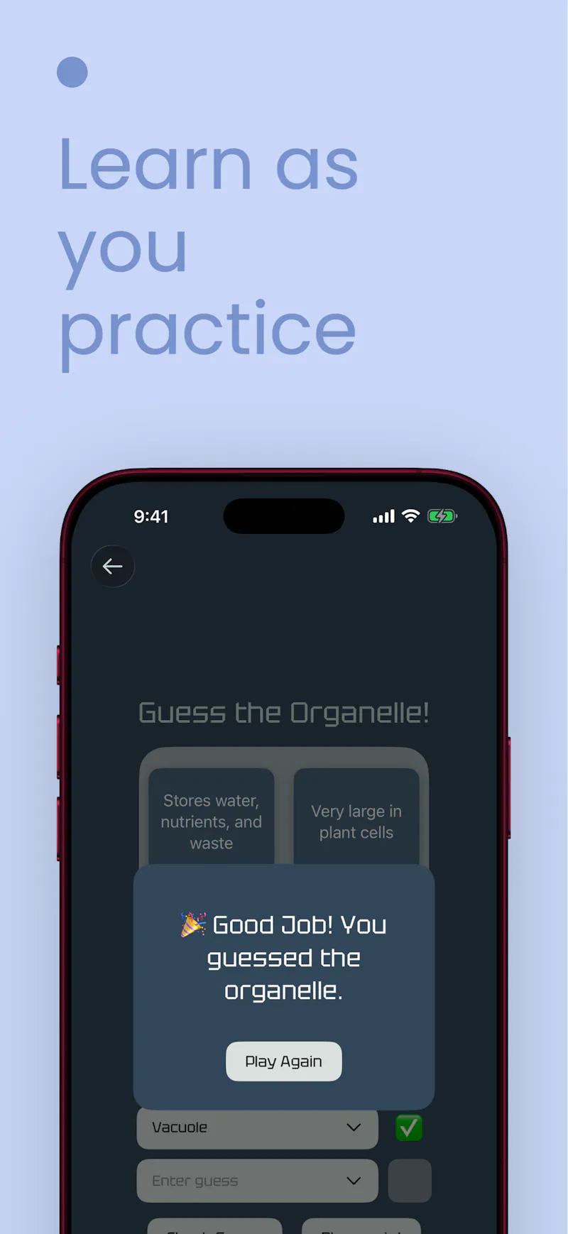 BioGuesser: Organelles screenshot 3