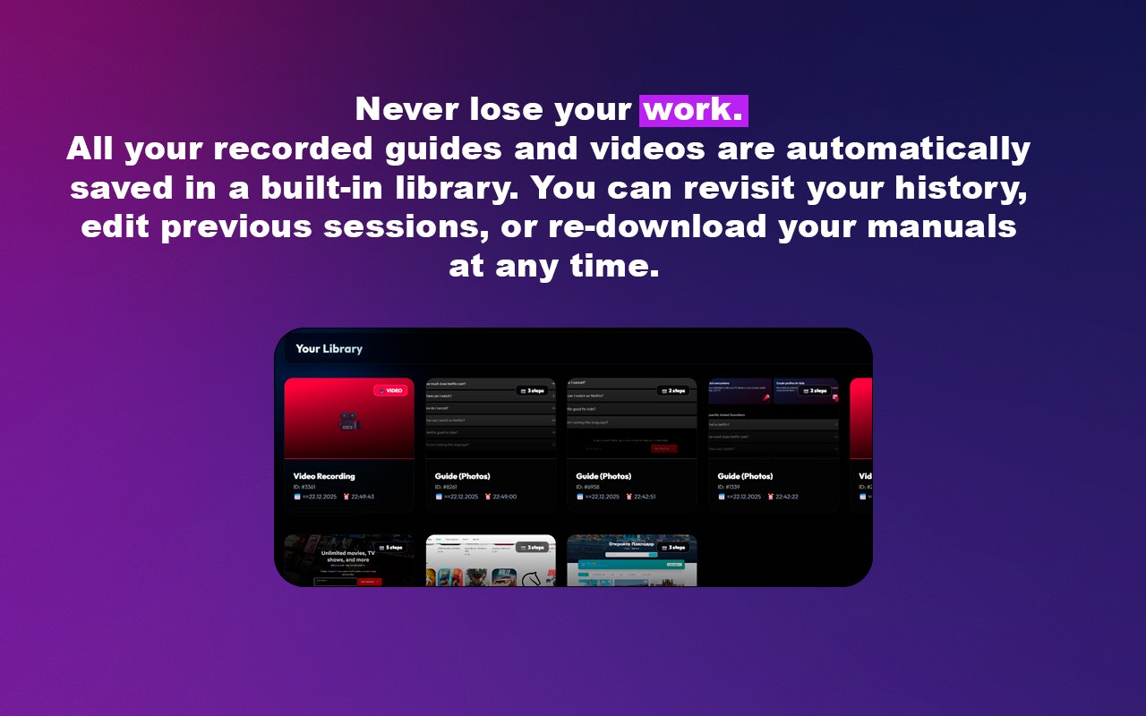 Screc - Screenshot 4 showing product features and functionality