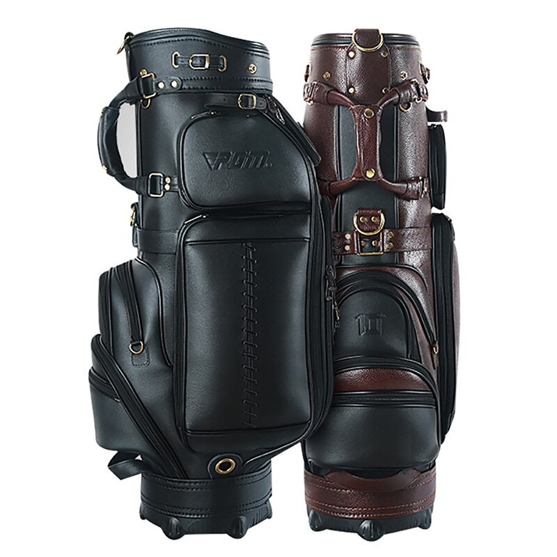 Golf genuine Leather Golf Bag