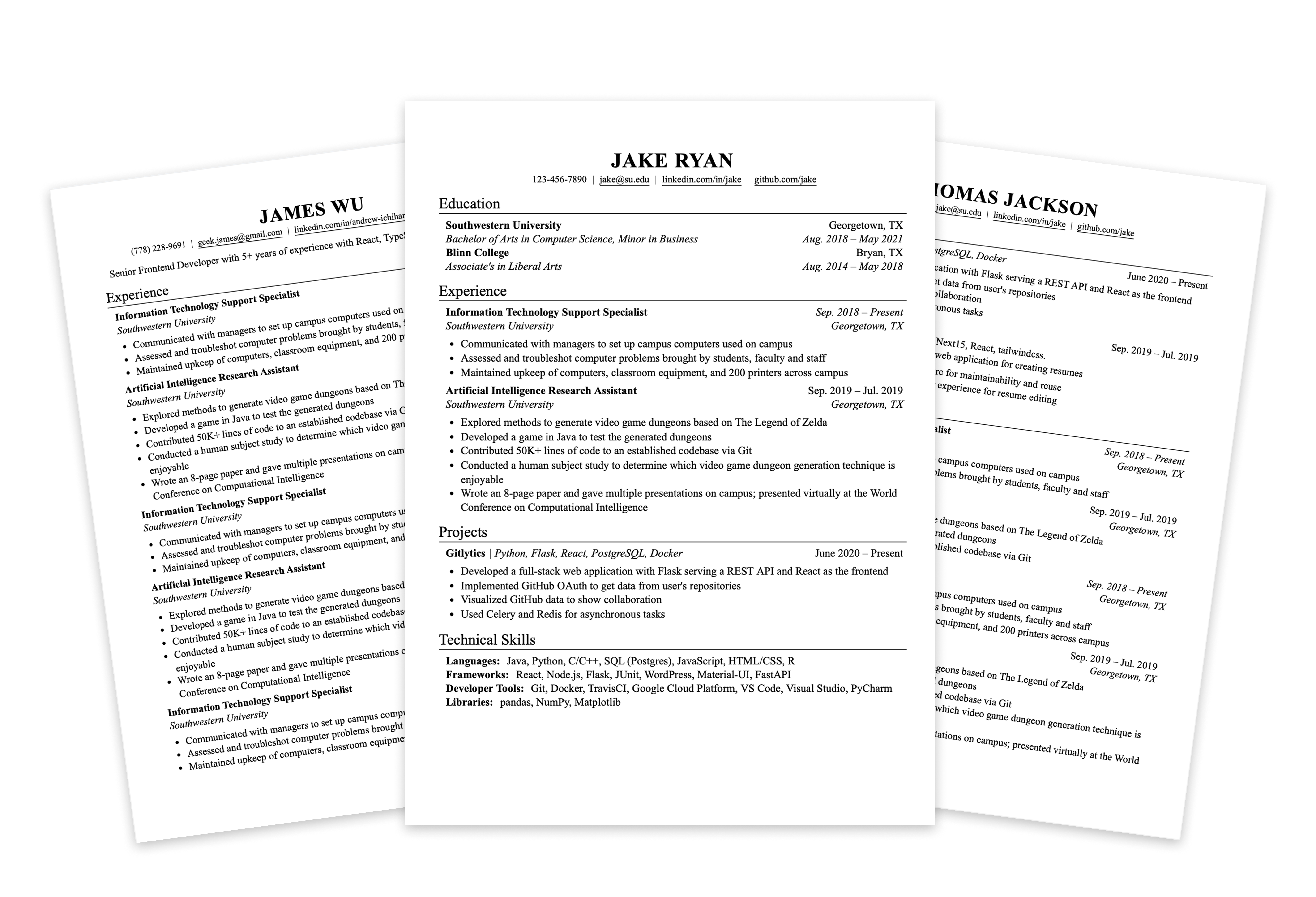 ResumeDev - Screenshot 3 showing product features and functionality