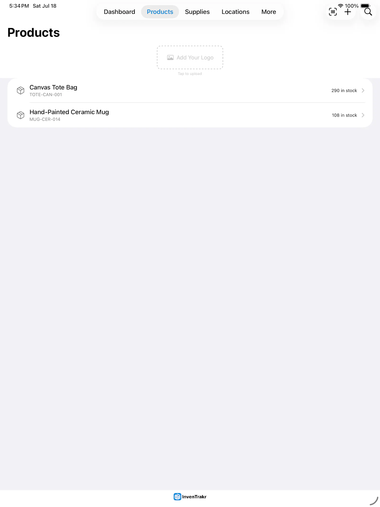 Inventrakr screenshot 2