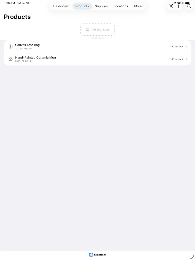 Inventrakr screenshot 2