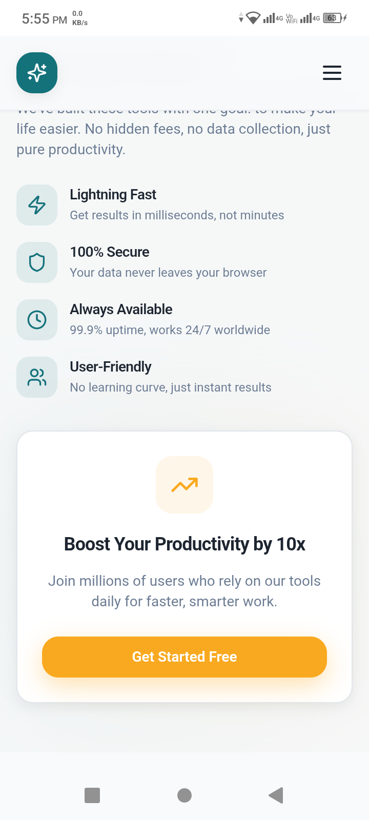 Lovable App - Screenshot 2 showing product features and functionality