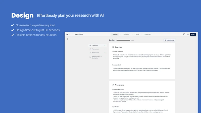 Neutropic: Your AI User Research Lab screenshot 4