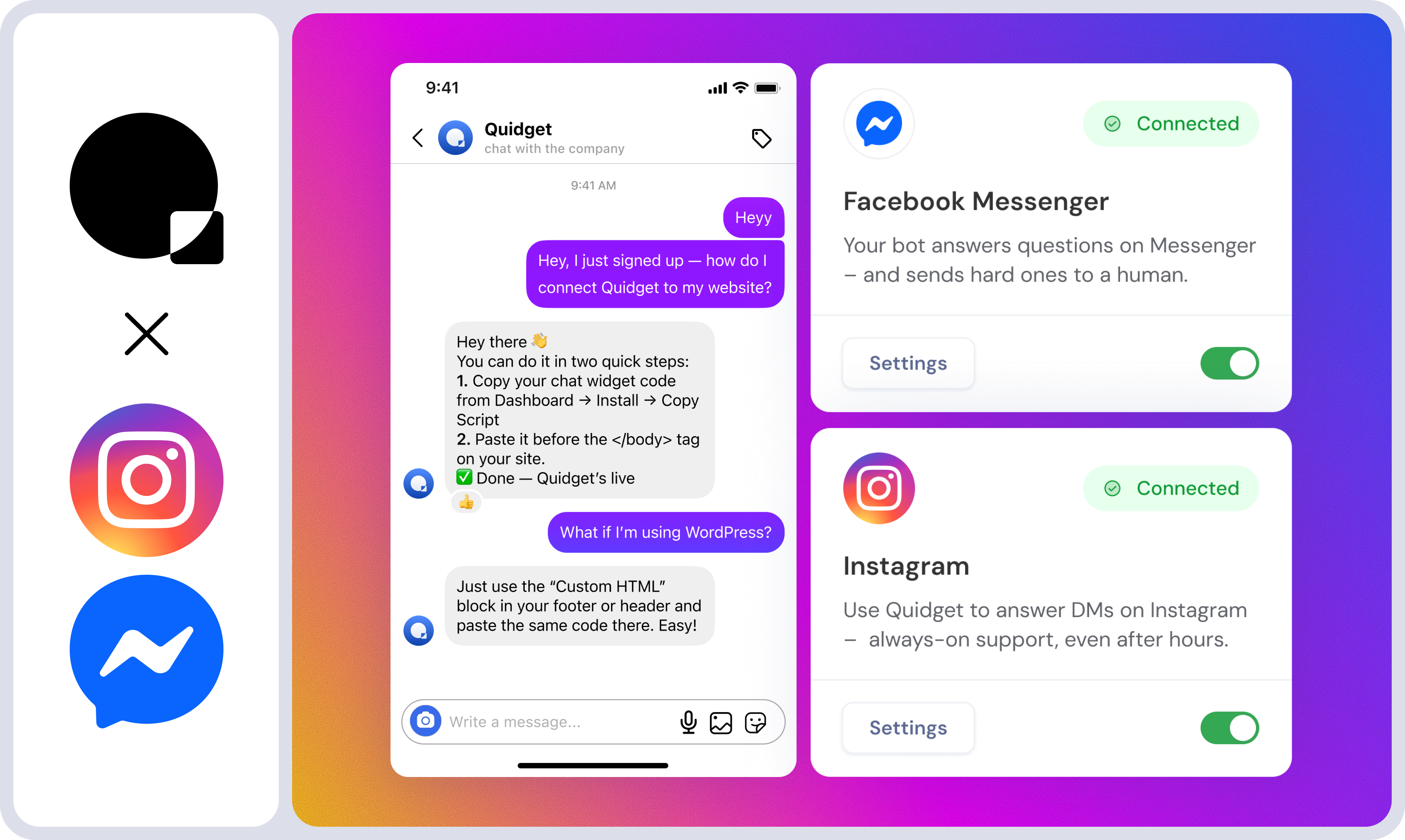 Quidget 2: AI Agent for CX gallery image