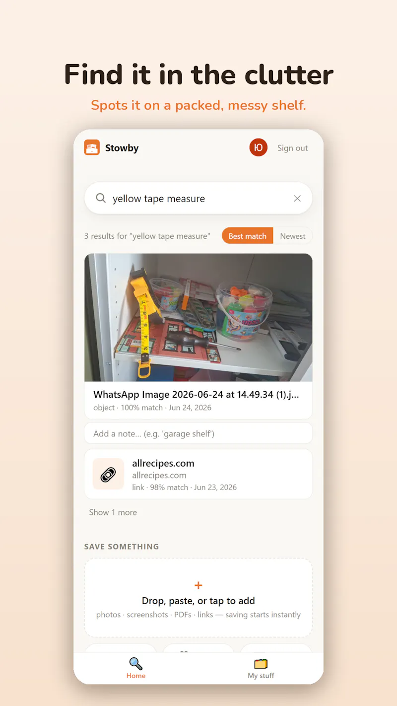 Stowby screenshot 5
