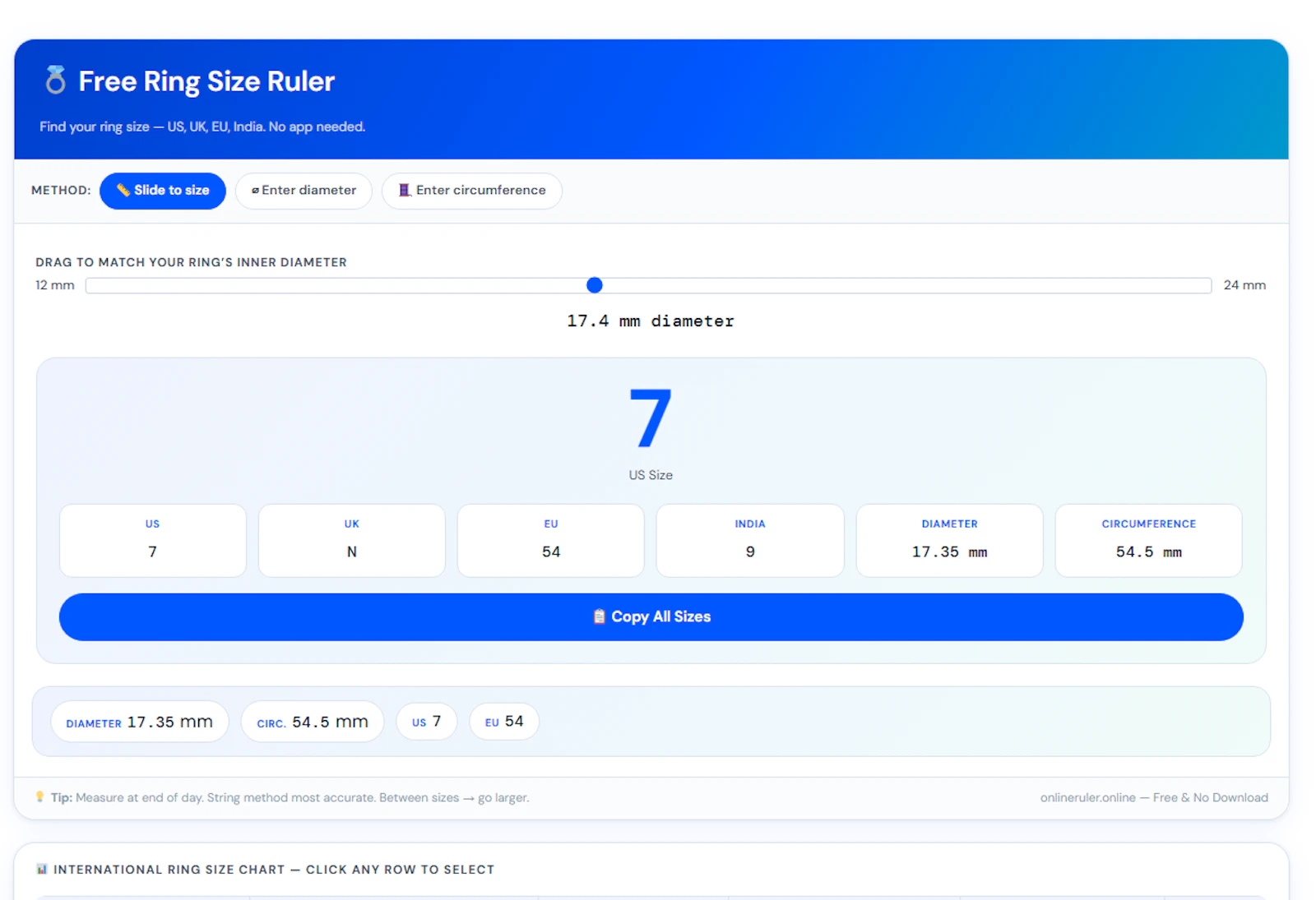 Free Online Ruler - Inch, CM & MM Ruler screenshot 3