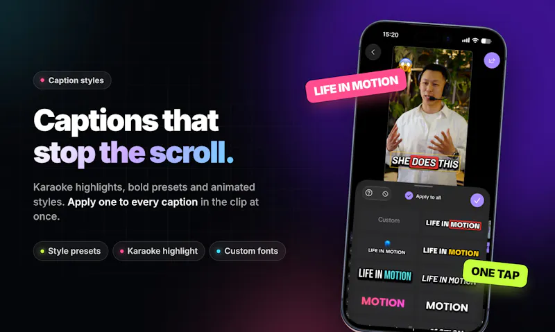 Captions Bro screenshot 2