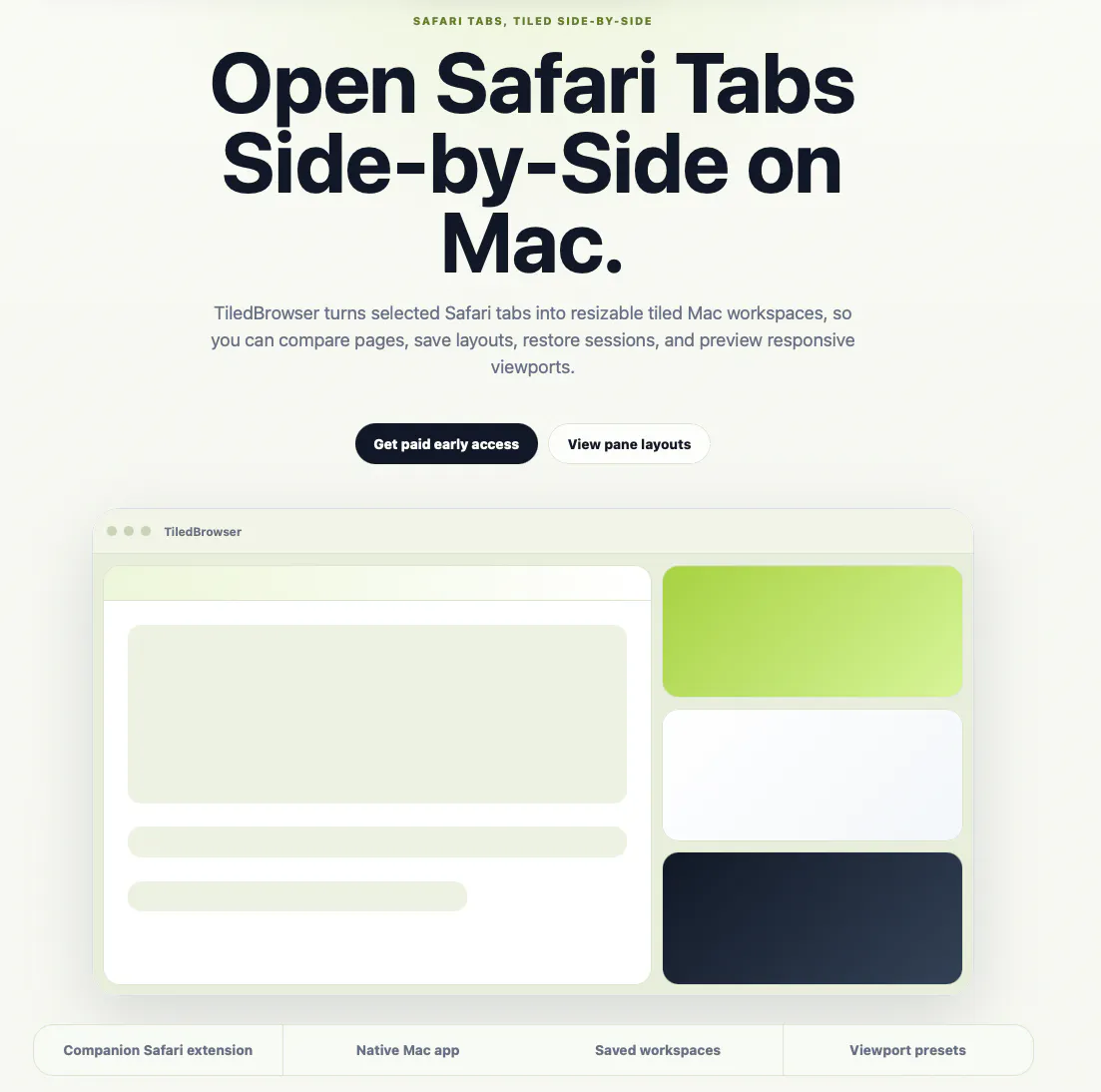 TiledBrowser screenshot