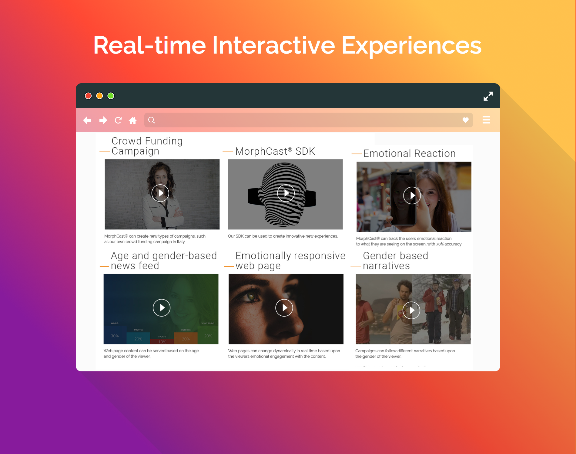 MorphCast SDK gallery image