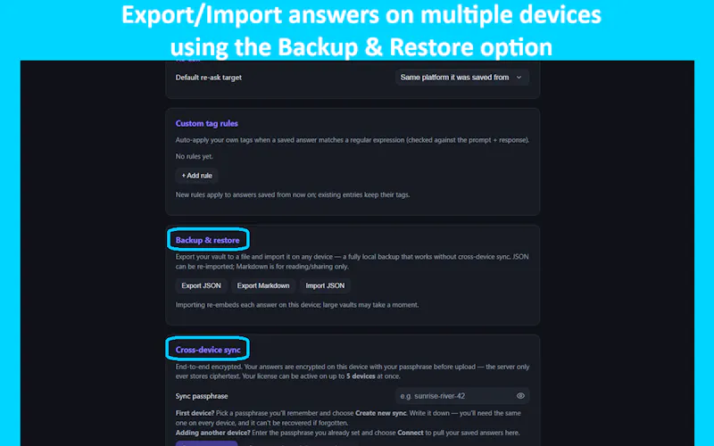 ChatLodge - Save & Search Your AI Chats screenshot 5