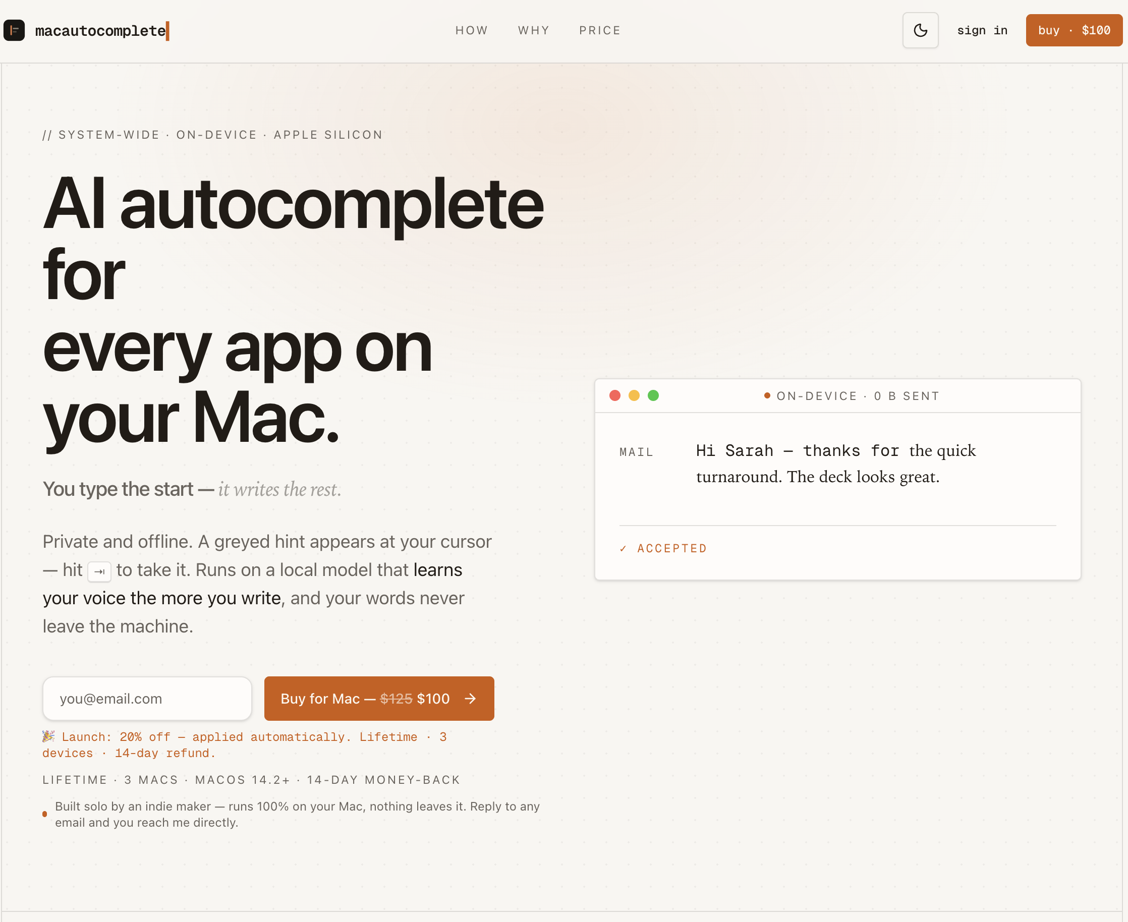MacAutocomplete system-wide autocomplete gallery image