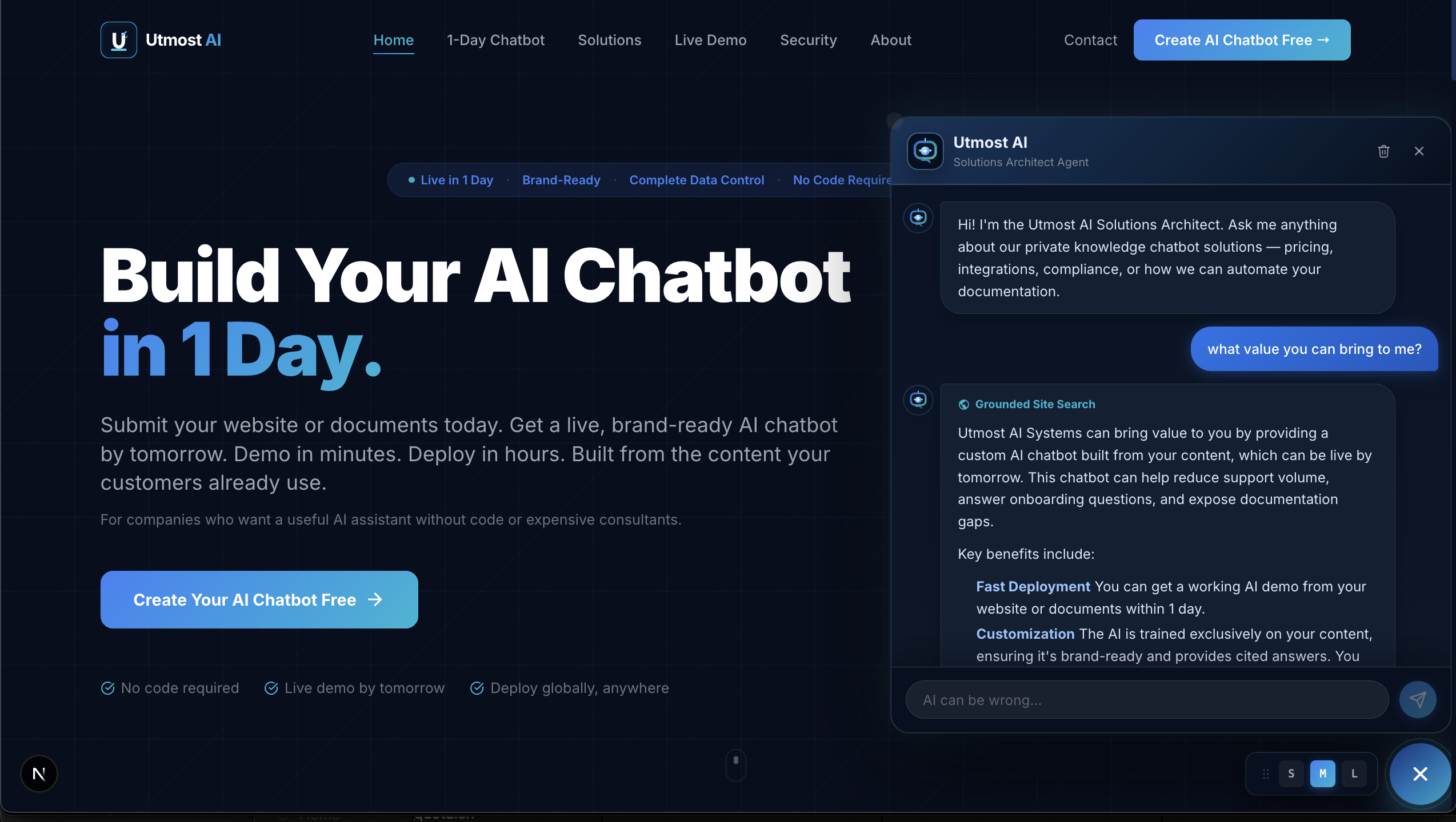 Utmost AI Chatbot gallery image