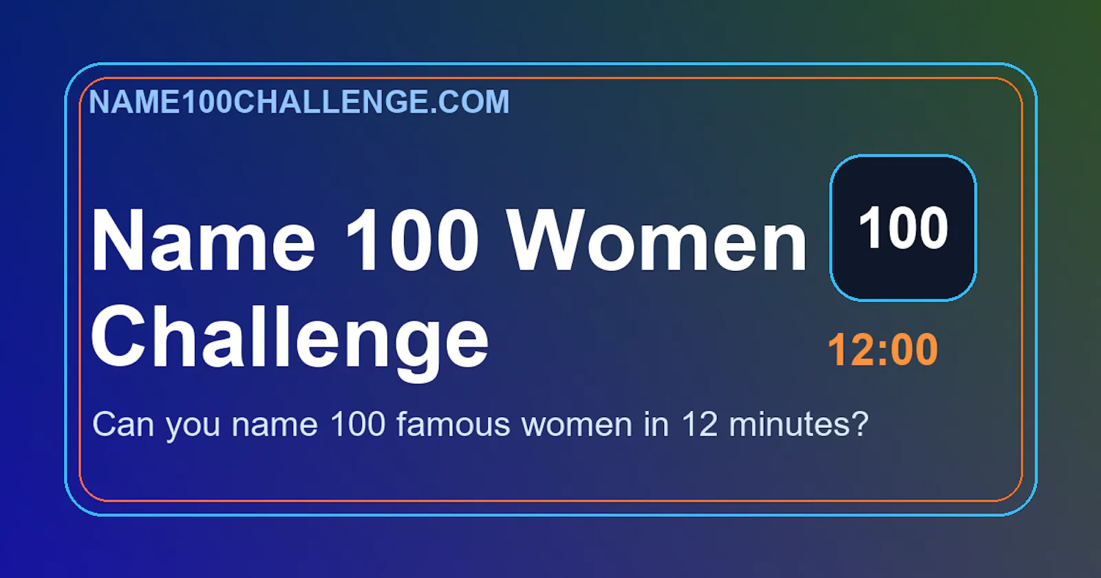 Name100Challenge screenshot 1