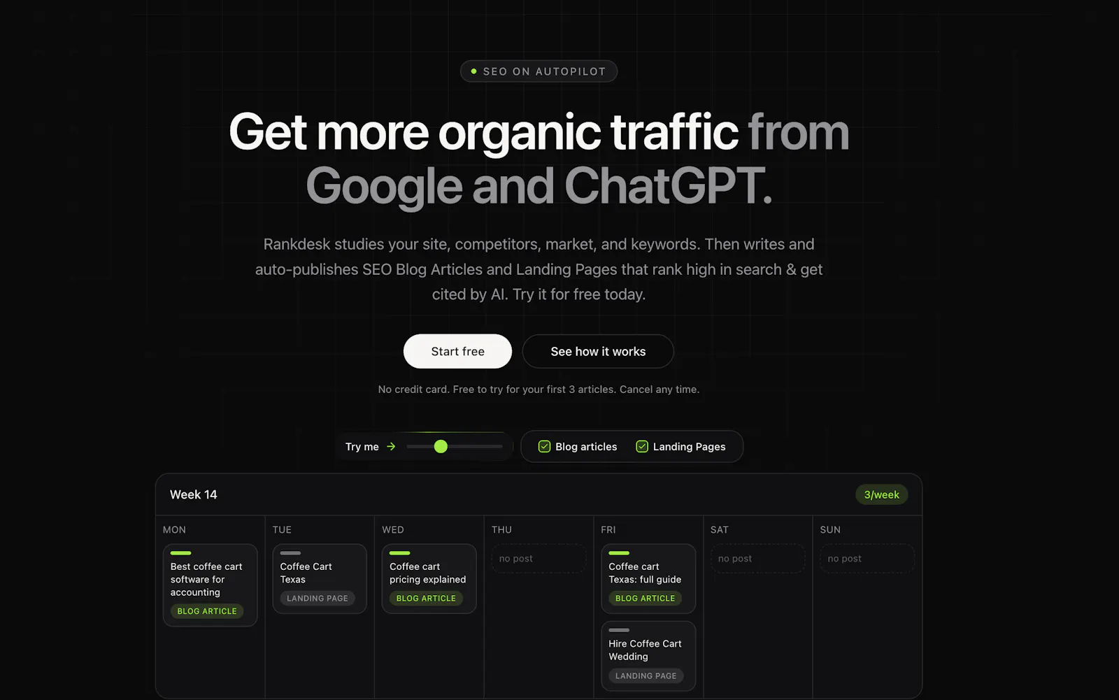 Rankdesk AI-Writer screenshot 1