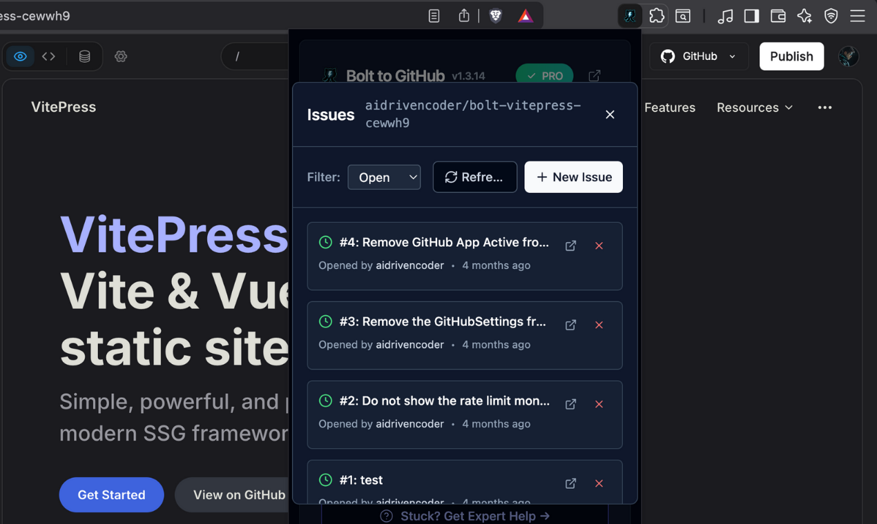 Bolt to GitHub gallery image