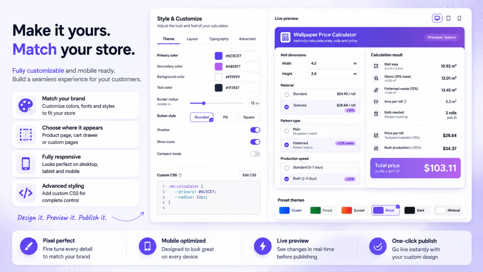 Price Calculator? Just Ask AI ✦ Shopify screenshot 4