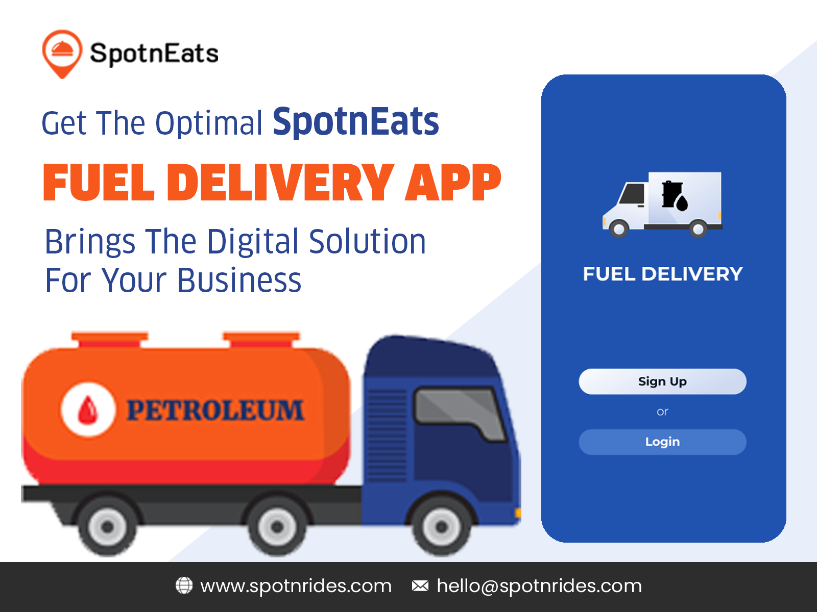 SpotnEats Fuel Delivery App