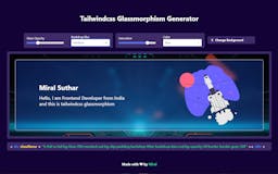 Tailwindcss Glassmorphism Generator media 2