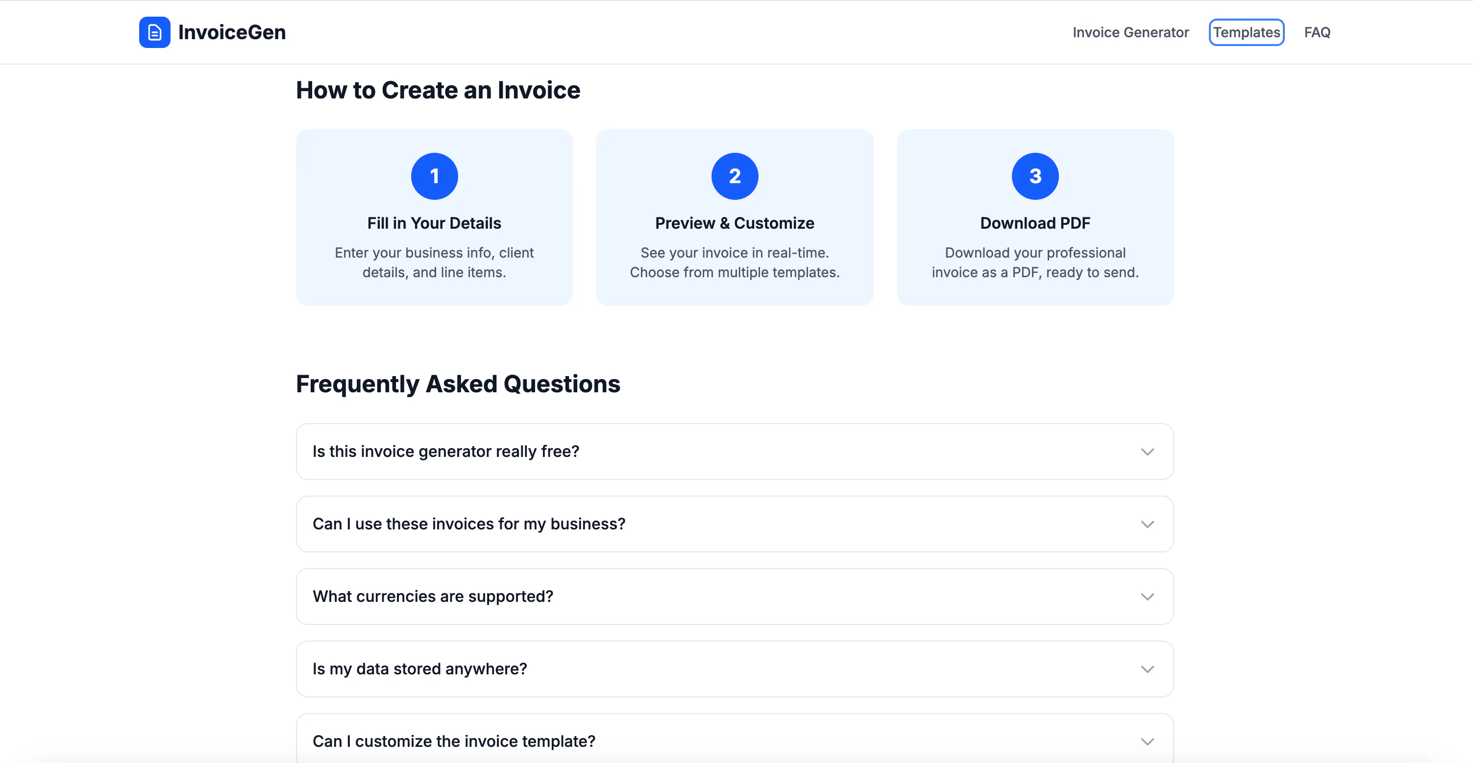 Free Invoice Generator gallery image