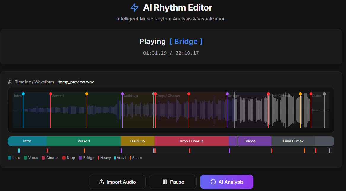 X-Rhythm - Main product screenshot demonstrating key features and user interface