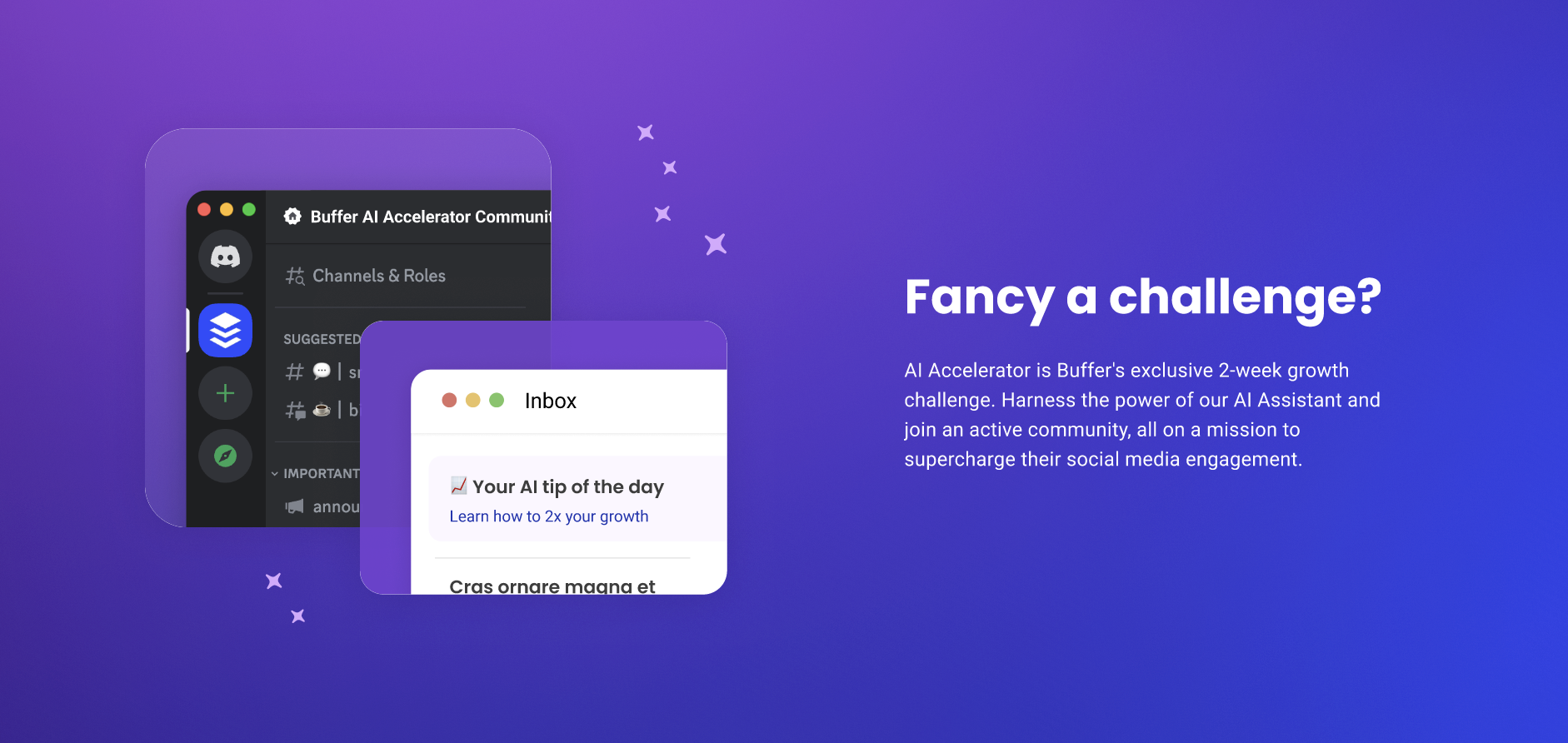 Buffer’s AI Accelerator - 2x your growth in 2 weeks media 2