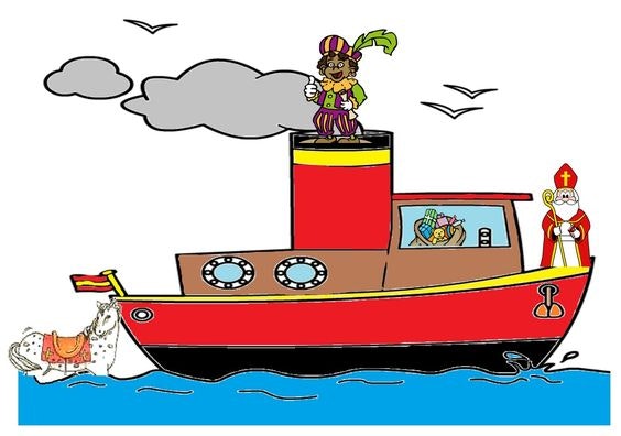 Mídia 9 de Página para colorir Sinterklaas