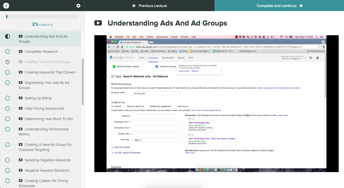 AdWords For Entrepreneurs gallery image
