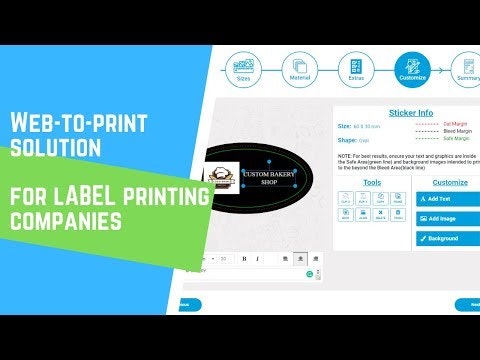 Sticker Design Web to Print Software gallery image