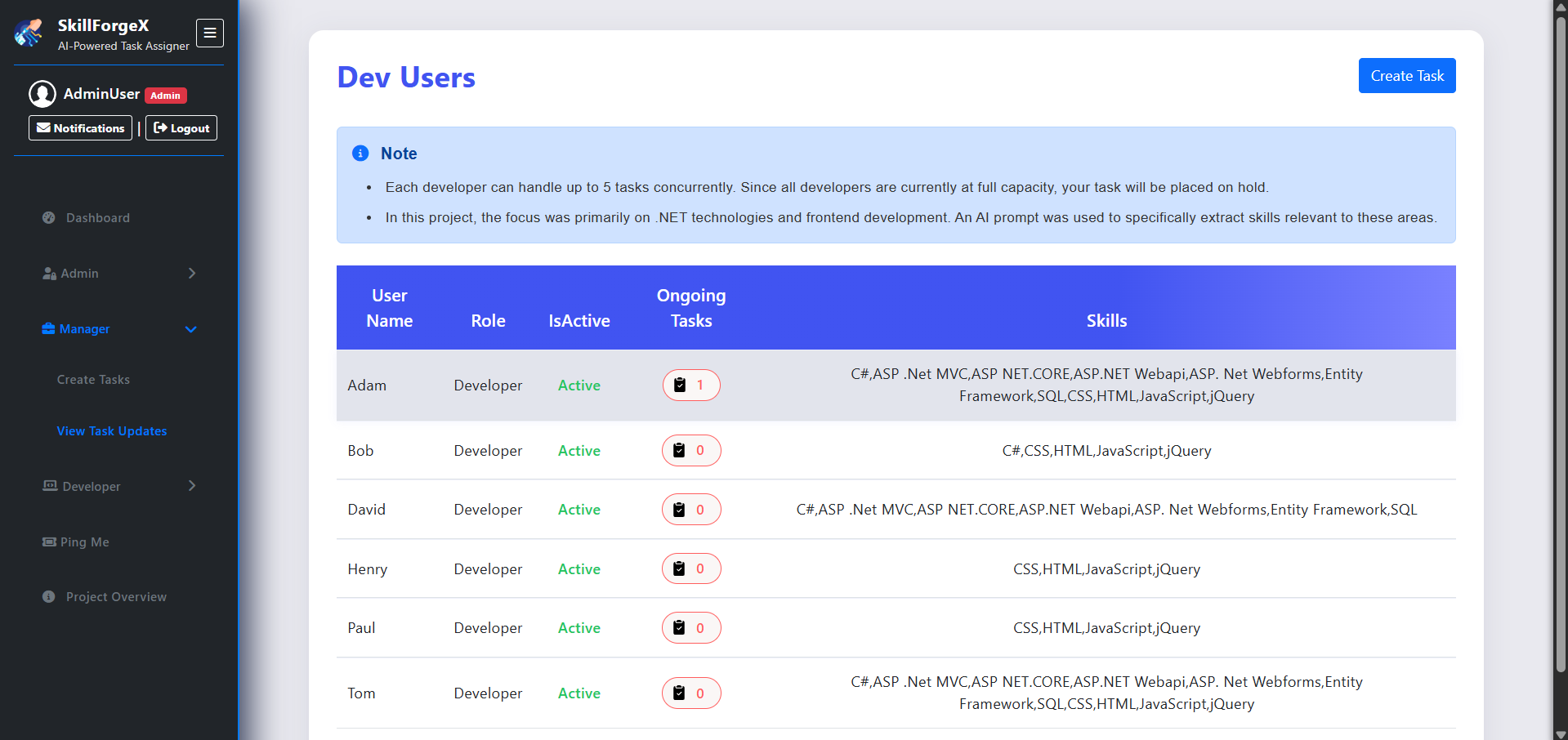 SkillForgeX gallery image