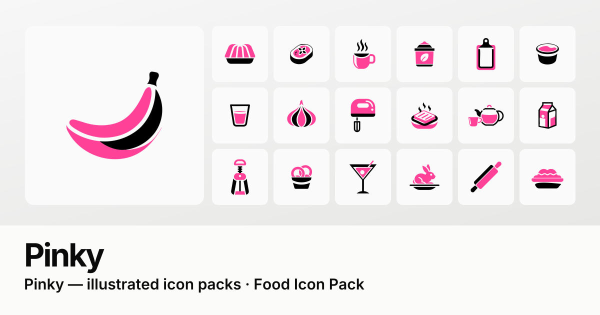 Food Icons - free & premium packs gallery image